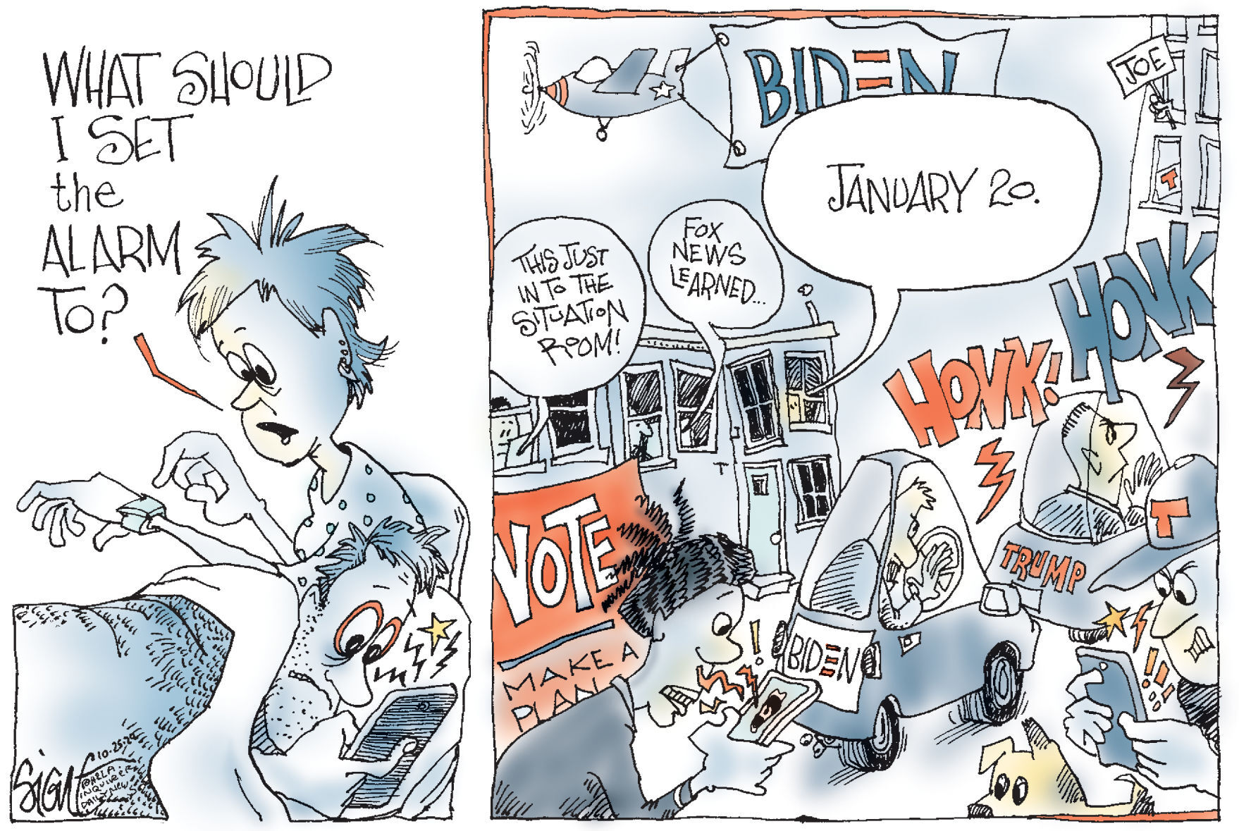Signe Wilkinson cartoon